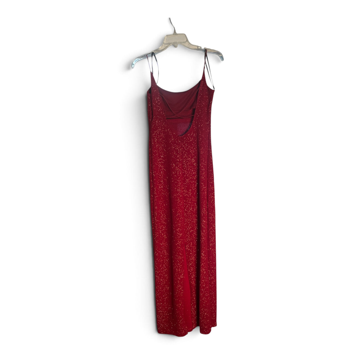 Sleeveless Spaghetti Strap Evening Maxi Dress